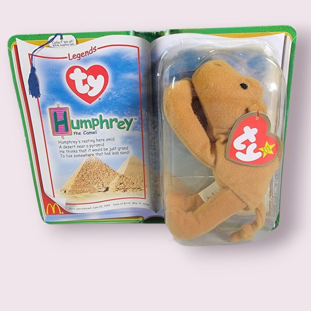 TY Legends Beanie Babies Humphrey The Camel 1994 2000 McDonalds Toy
